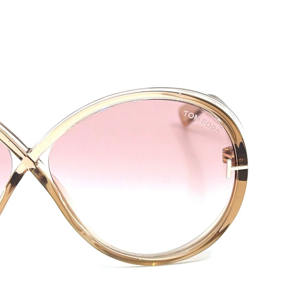 New, TOM FORD Edie-02 Sunglasses TF1116 45T Authentic - Picture 5 of 12